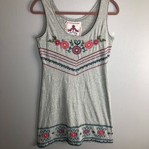 Johnny Was LA embroidered tank dress